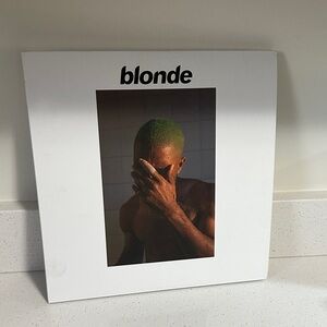 Frank Ocean Blonde Vinyl 2LP Official 2022 Repress White Cover + Poster
